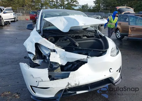 2022 Tesla Model Y Performance Dual Motor All-Wheel Drive из США, поврежденный, VIN 7SAYGDEF0NF308736